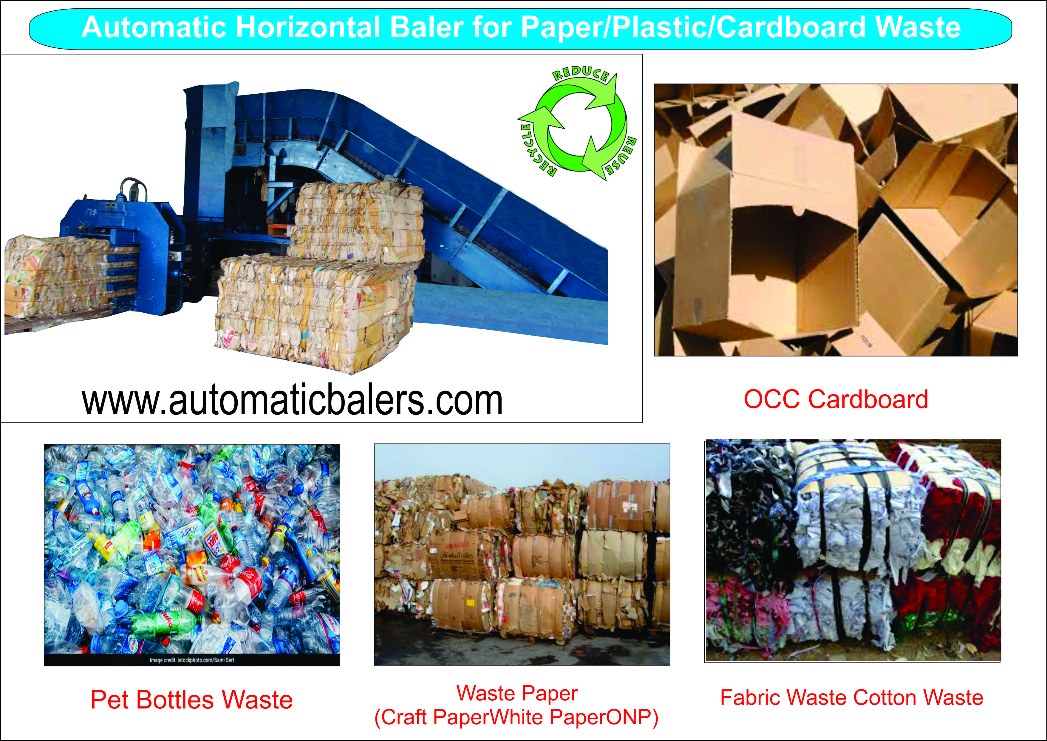 Automatic Baler for paper waste